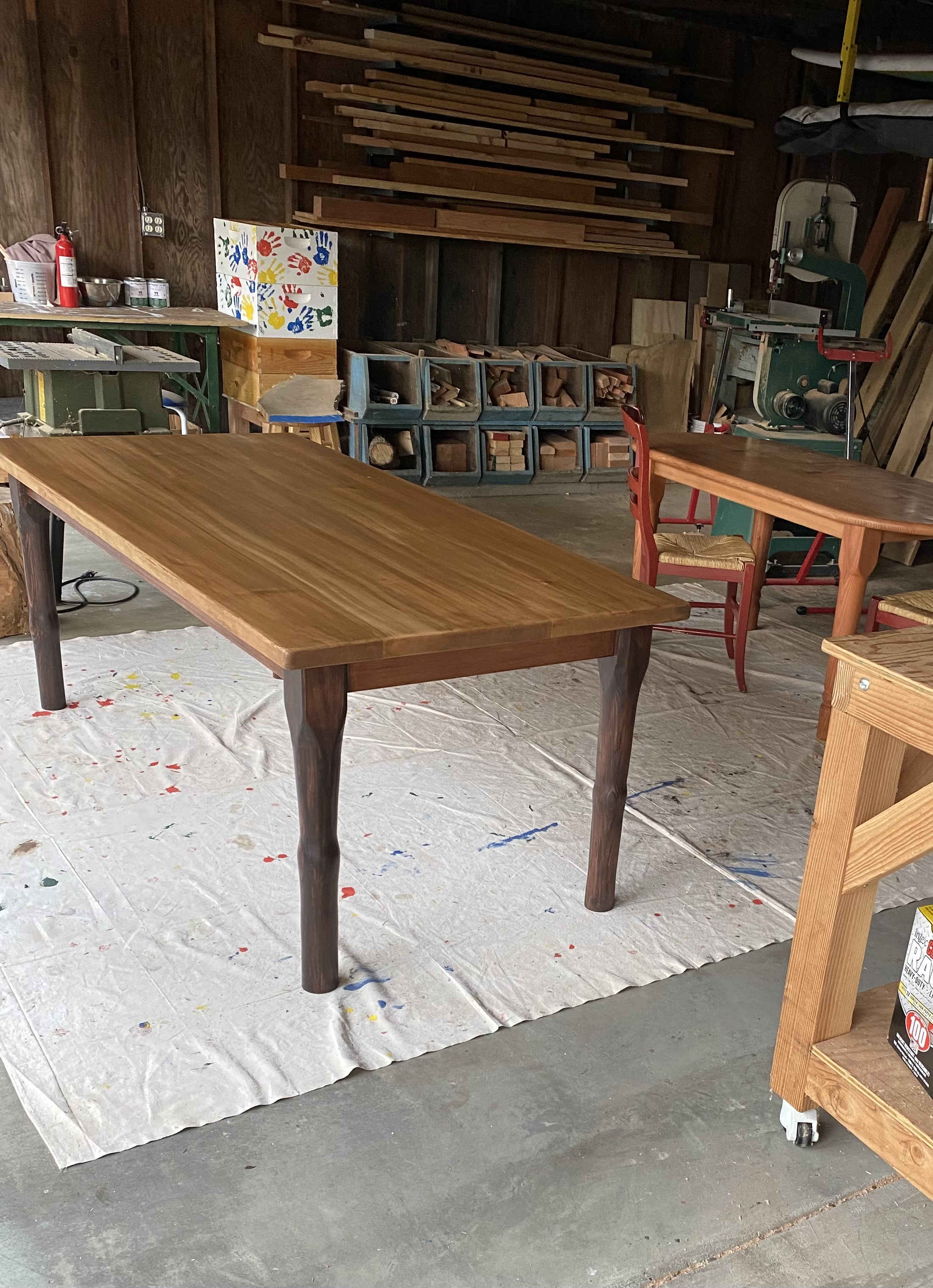 Tree leg table